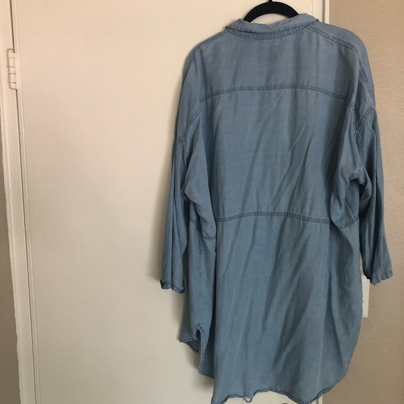 Zulu & Zephyr Blue Button Up Shirt - Picture 4 of 5